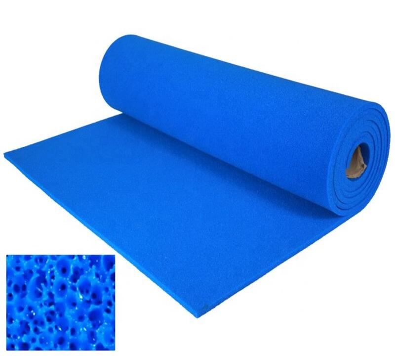 HS-30 Open Cell Silicone Sponge Sheet - Blue Color