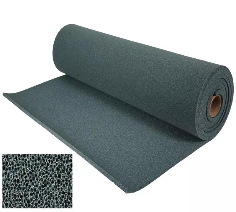 HS-G18 Open Cell Silicone Sponge Sheet - Gray Color