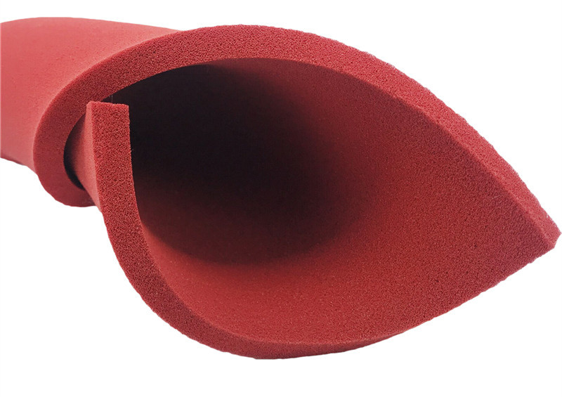 R16-10 Red Open Cell Silicone Foam Sheet