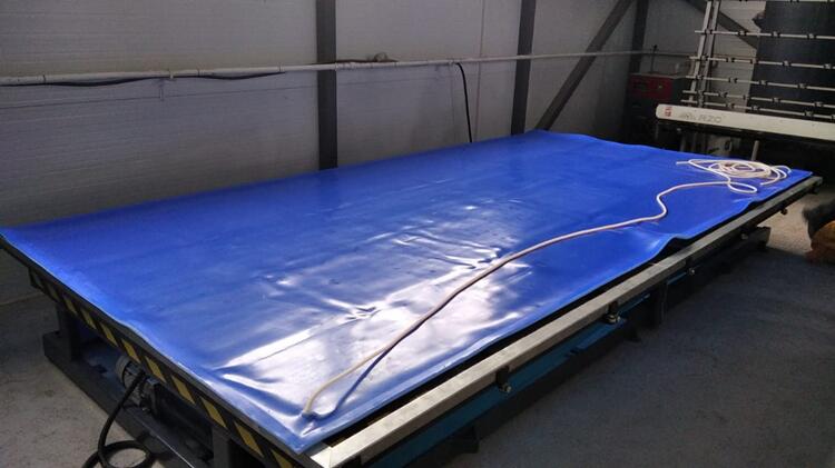 3mm X 2400mm X 4400mm Silicone Vacuum Bag For Glass Laminating Machine