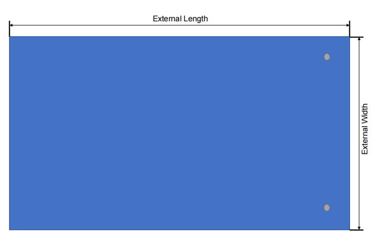 External Size for a silicone vacuum bag
