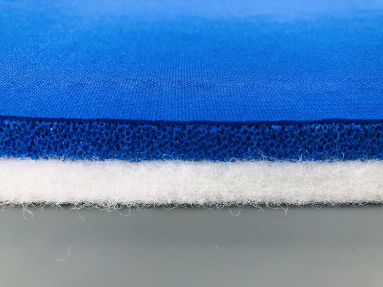 Silicon Foam Intermediate Layer For Ironing Tables And Steam Presses