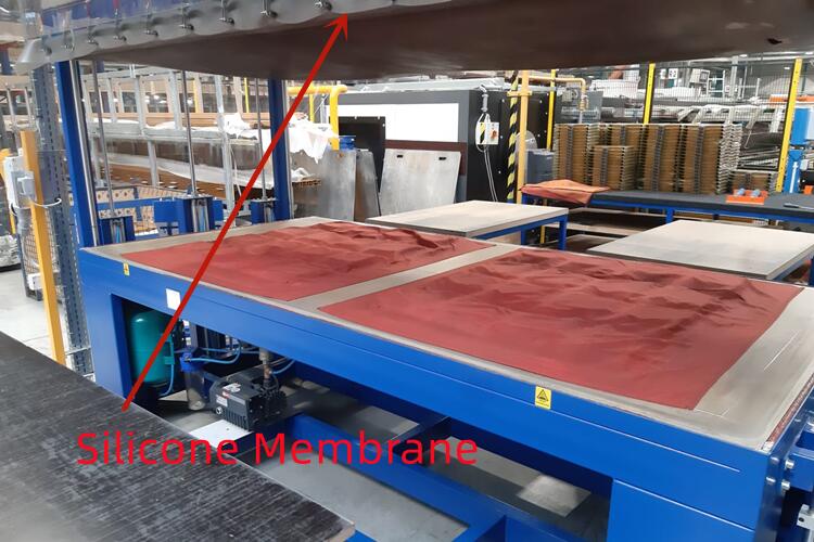 Silicone Sheet For Vacuum Membrane Press