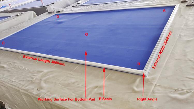 Nozzle Placement Options For Silicone Vacuum Bag