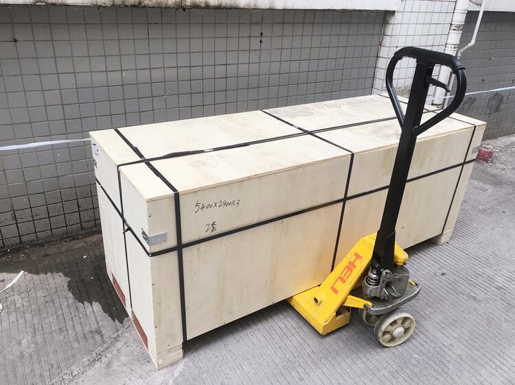 E-seal Bags Packed Inside Wooden Crates