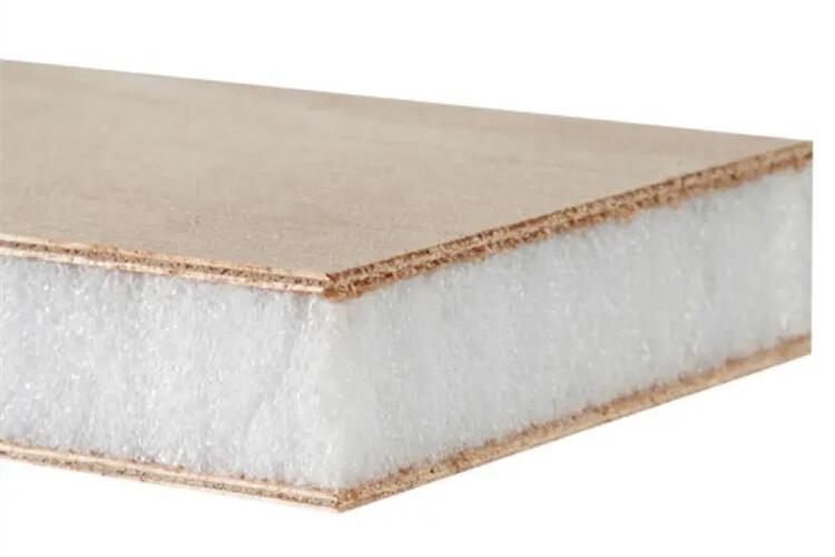 High temperature silicone sheet for decorative sandwich panels