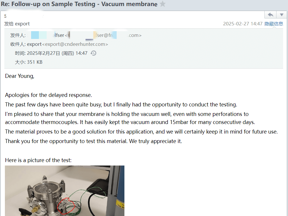 2mm silicon rubber membrane for vacuum presses